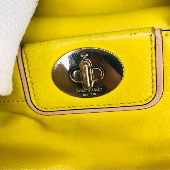 Kate Spade Lemon Yellow Crossbody Handbag - Picture 5 of 12